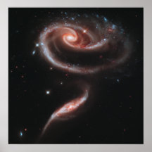 Galaxies de interaction d'arp 273 (télescope de Hu Affiches