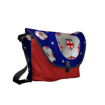 Galaxy Balls British flag Galaxy Balls British Messenger Bag