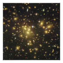 Galaxy Cluster Abell 1689 in Constellation Virgo Photo
