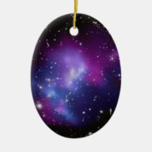 Galaxy Cluster MACS J0717 Christmas Tree Ornaments