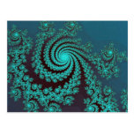 Galaxy Fractal Postcard