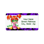 Galaxy Gal Personalized Address Labels
