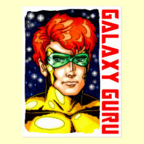 Galaxy Guru postcards
