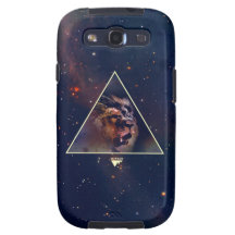 Galaxy Triangle Lion Head - Trendium Authentic Samsung Galaxy SIII Case