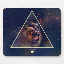 Galaxy Triangle Lion Head - Trendium Authentic Mousepad