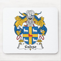 Galego Family Crest Mouse Pads