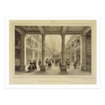Galerie d'Orleans at the Palais Royal, from 'Paris Postcard