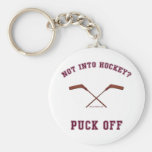 Galet d'hockey porte-clef