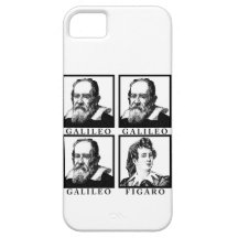 Galileo Figaro BW iPhone 5 Case