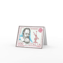 Galileo Galilei Astronomy Card