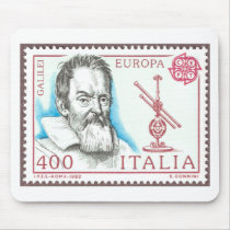 Galileo Galilei Astronomy Cups and Mugs Mouse Pads