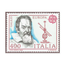 Galileo Galilei Astronomy Postcard