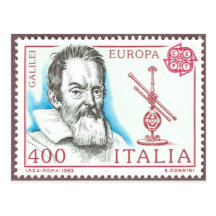 Galileo Galilei Astronomy Postcard