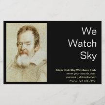 Galileo Galilei Personalized Flyer