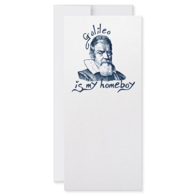 Galileo is My Homeboy Rack Card Design by slagathor