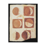 Galileo moon phases 1616 post card