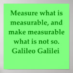 Galileo quote poster
