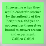 Galileo quote poster