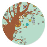 GALINA the Tree Round Sticker