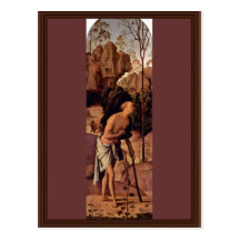 Galitzine Triptych Left Wing: St. Jerome By Perugi Postcard