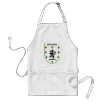 Gallagher Coat of Arms/Family Crest Apron