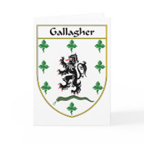 Gallagher Coat of Arms/Family Crest Cards