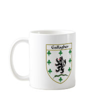 Gallagher Coat of Arms/Family Crest Coffee Mug