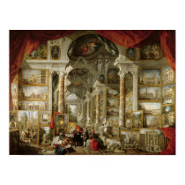 Gallery with Views of Modern Rome, 1759 posters