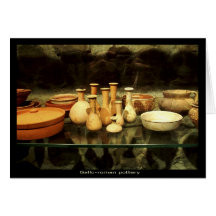 Gallo-roman pottery blank card