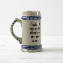 Gallon of beer coffee mugs