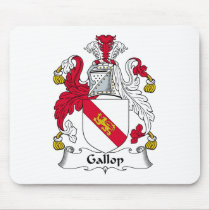 Gallop Family Crest Mouse Mat