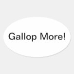 Gallop More Equestrian Sticker