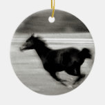 Galloping Arabian Horse Christmas Tree Ornaments