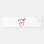 Galloping Draught   Horse Bumper Sticker