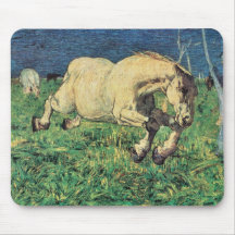 Galloping Horse by Giovanni Segantini Mousepads