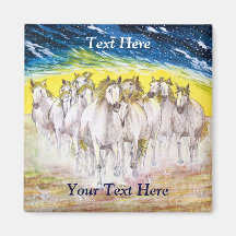 Galloping Mustangs Magnets