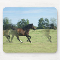 Galloping Mustangs Mouse Pad