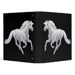 Galloping White Horse Binder