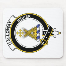 Galloway Clan Badge Mouse Pads