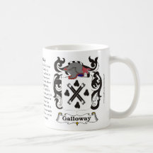 Galloway Family Coat of Arms Mug