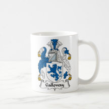 Galloway Family Crest Coffee Mugs