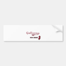 Galloway New Jersey City Classic Bumper Stickers