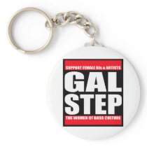 GALSTEP Dubstep Women's Dub DnB reggae Electro DJ Key Chain