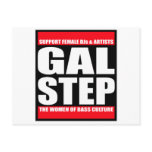 GALSTEP Dubstep Women's Dub DnB reggae Electro DJ Post Cards