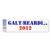 Galt/Rearden President 2012 Bumper Sticker
