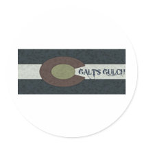 Galt's Gulch - Red White and Blue Combo Design Stickers