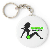 Gamble Naked Keychain