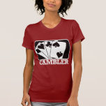 Gambler - Black and White T-shirt