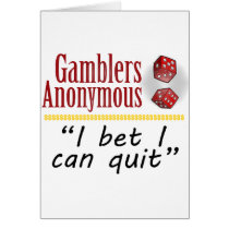 Gamblers Anonymous Cards