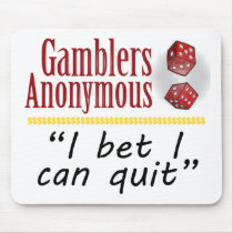 Gamblers Anonymous Mouse Pad
